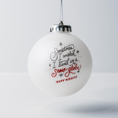 Snow Globe Ornament